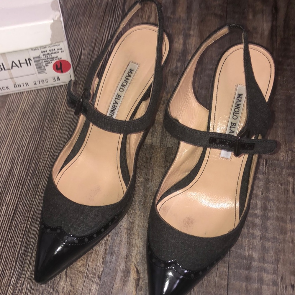 Manolo Blahnik Puricelli Pointed Heels